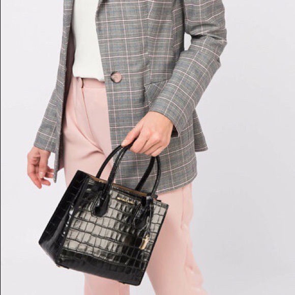 MICHAEL KORS Embossed Leather Mercer Bag - Picture 2 of 9